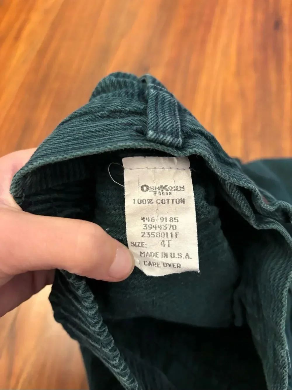 Osh Kosh B’Gosh Vintage Green/Black Stripe Pants